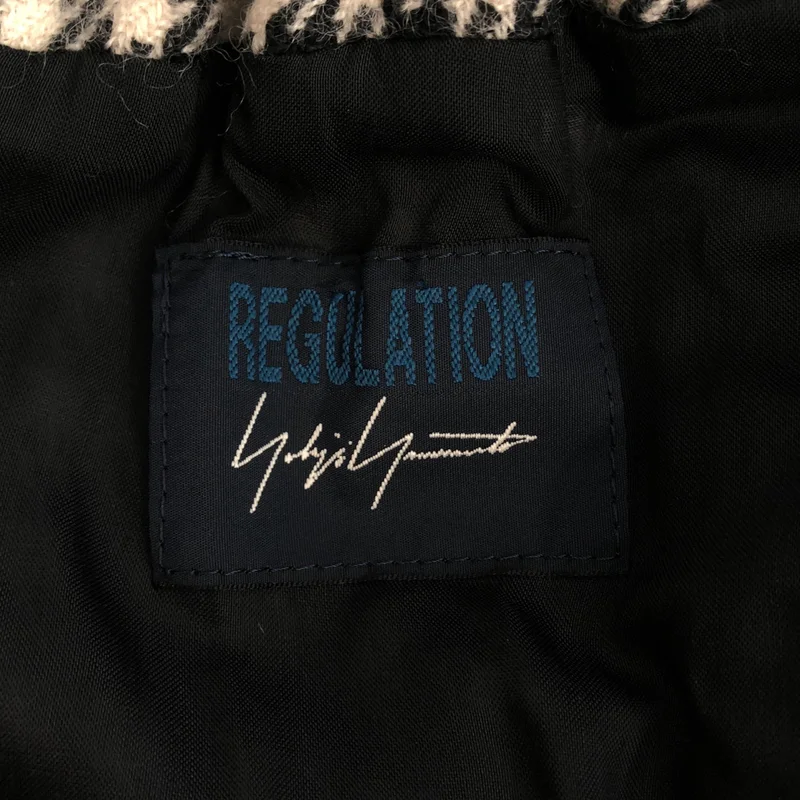 REGULATION Yohji Yamamoto / レギュレーションヨウジヤマモト | 2026AW | ウール混 チェック ドッキングスカート | 2 | レディース