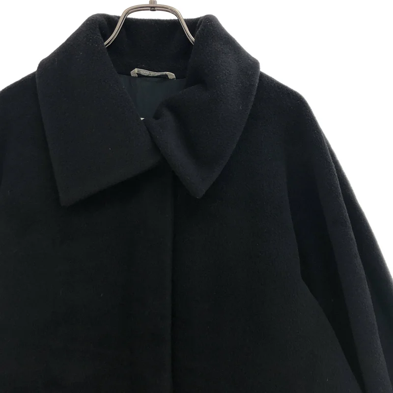 Max Mara / マックスマーラ | ウール カシミヤ 比翼 ステンカラー ロングコート | 40 | レディース