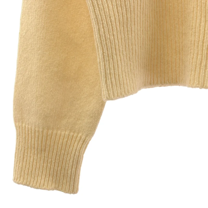 MARNI / マルニ | 2022AW | シェットランドウール ナイロン クルーネック ロゴ ニット | 46 | メンズ