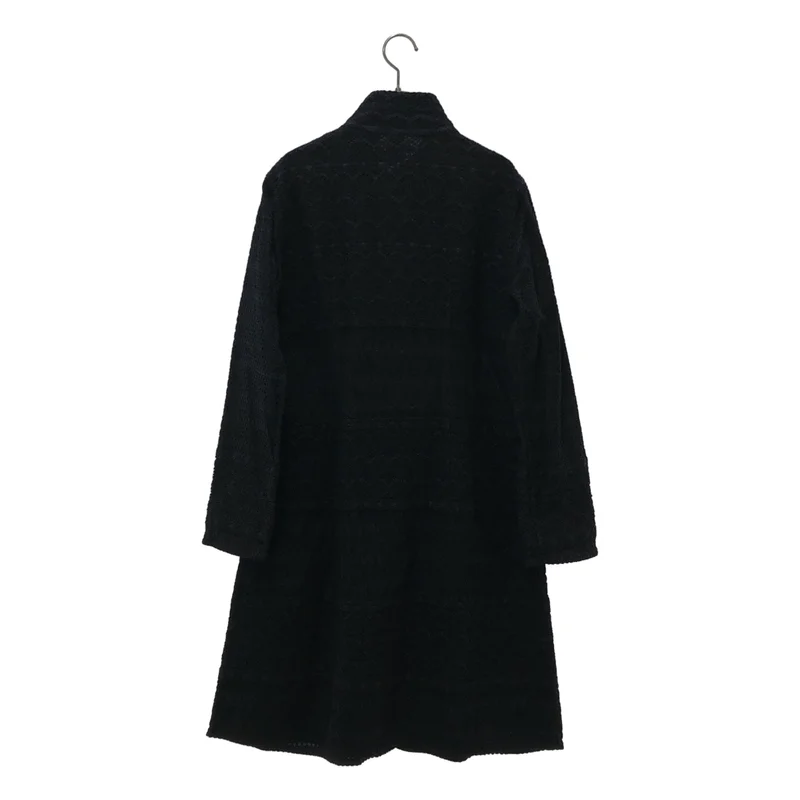 HaaT ISSEY MIYAKE / ハートイッセイミヤケ | コットン レース刺しゅう スタンドカラーコート | 3 | レディース