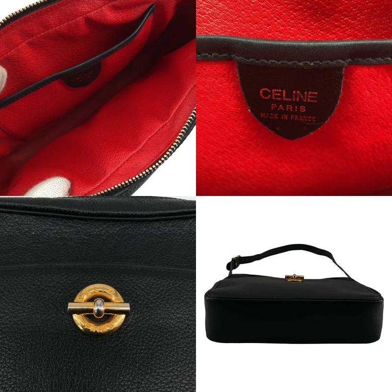 CELINE / セリーヌ | レザー マンテル ショルダーバッグ |