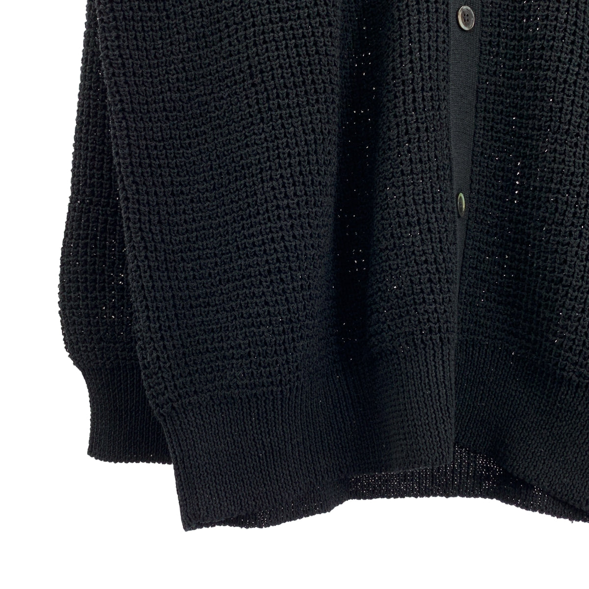 Graphpaper / グラフペーパー | 2024SS | Linen SOLOTEX Knit Cardigan リネン ニットカーディガン | 1 | ブラック | レディース Graphpaper / グラフペーパー | 2024SS | Linen SOLOTEX Knit Cardigan