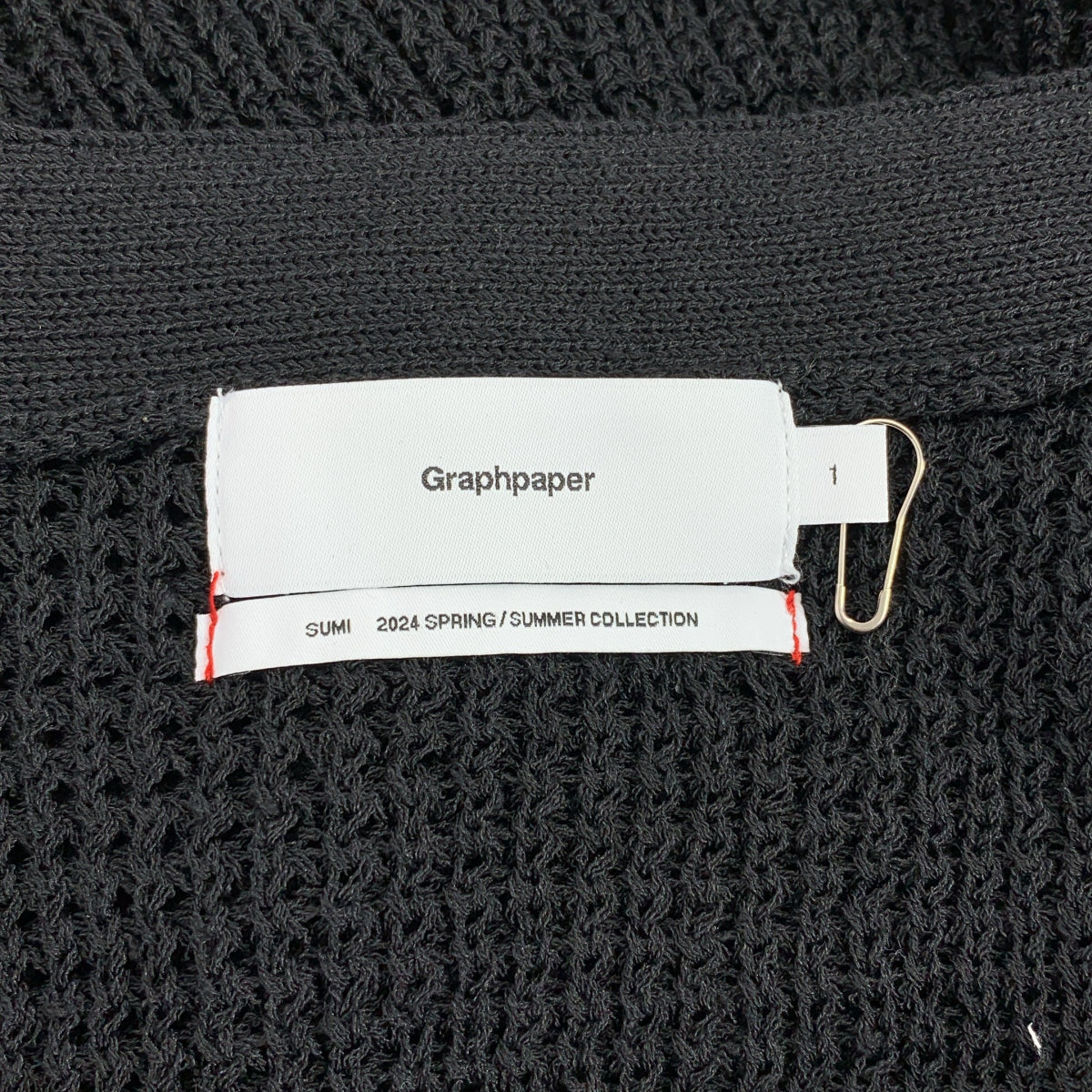 Graphpaper / グラフペーパー | 2024SS | Linen SOLOTEX Knit Cardigan リネン ニットカーディガン | 1 | ブラック | レディース Graphpaper / グラフペーパー | 2024SS | Linen SOLOTEX Knit Cardigan