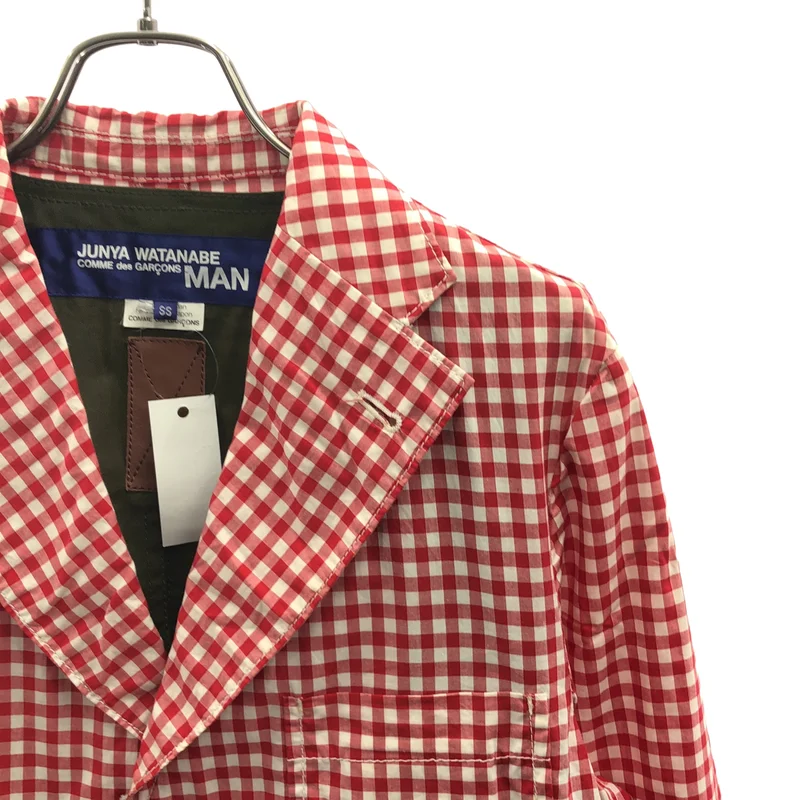 JUNYAWATANABE COMMEdesGARCONS MAN / ジュンヤワタナベマン | 2009SS | リバーシブル 総柄 ハンティングベスト ドッキング シングルジャケット | SS | メンズ