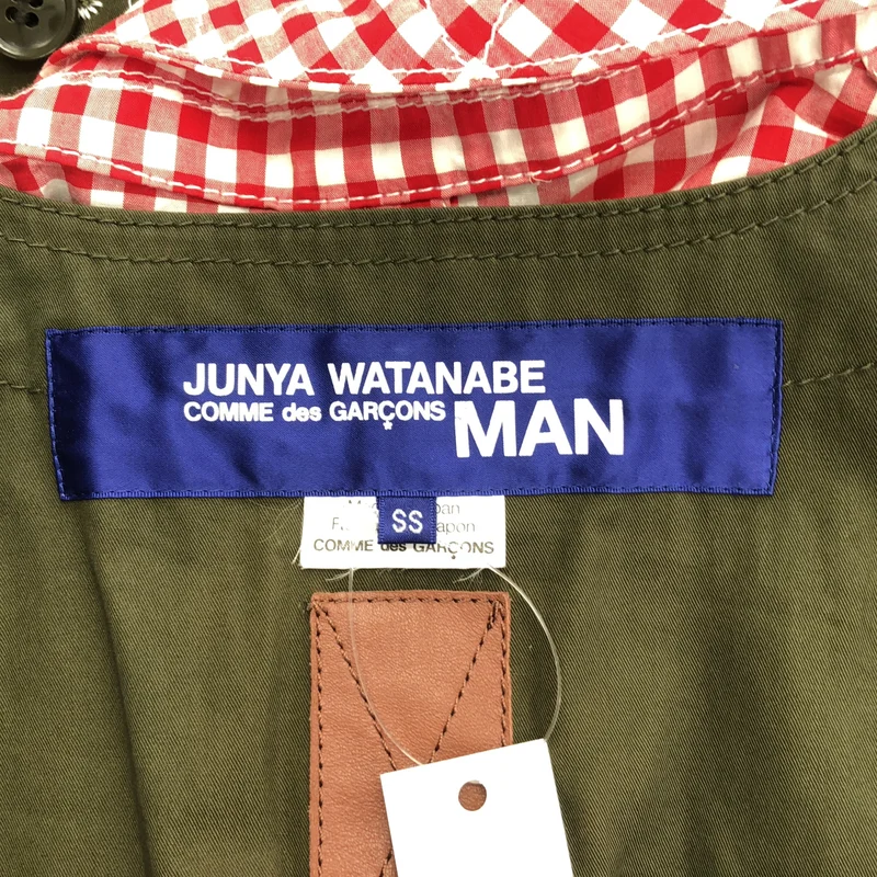JUNYAWATANABE COMMEdesGARCONS MAN / ジュンヤワタナベマン | 2009SS | リバーシブル 総柄 ハンティングベスト ドッキング シングルジャケット | SS | メンズ