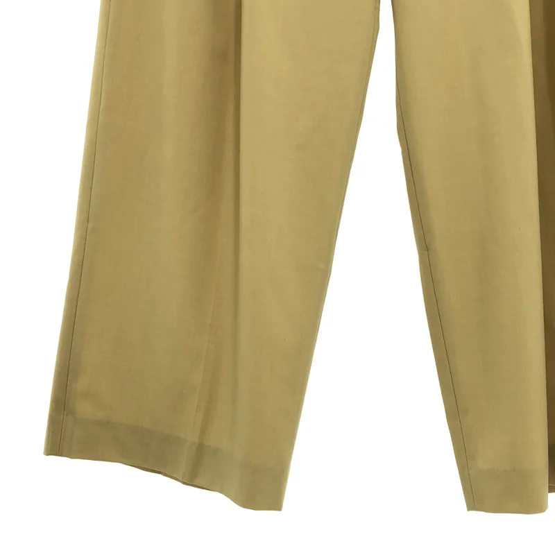 TODAYFUL / トゥデイフル | Dry Touch Tuck Trousers / ウール混 ドライタッチ タックワイドパンツ | 36 | レディース