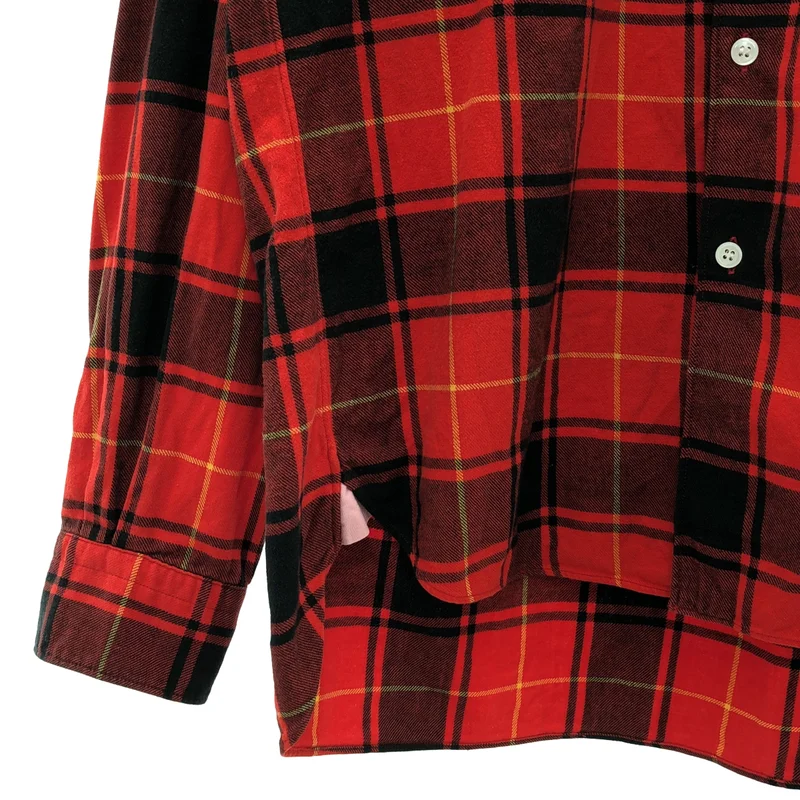 COMME des GARCONS HOMME / コムデギャルソンオム | コットン チェック レギュラーカラー シャツ | XS | メンズ