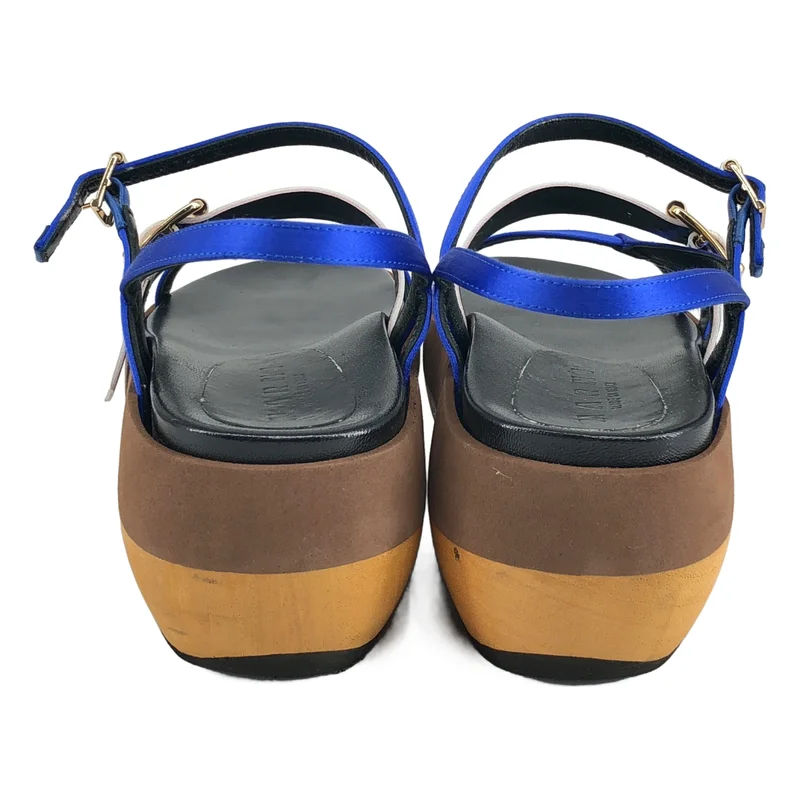 MARNI / マルニ | レザーコンビ プラットフォームサンダル | 35 | レディース