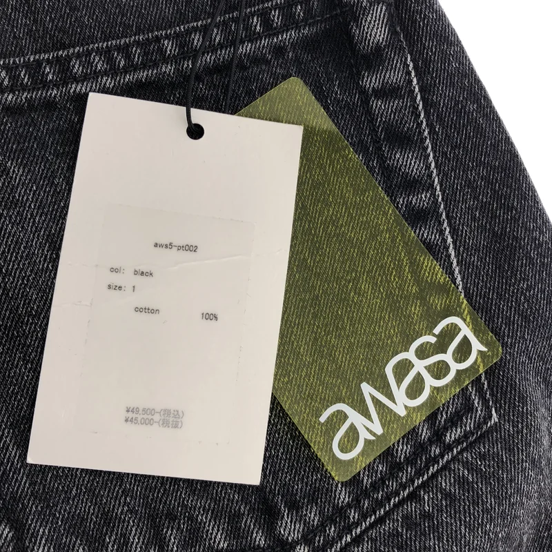 None / | 2026SS | awasa / アワサ / selvage denim 5 pocket straight pants / セルビッチデニム 5ポケット ストレートパンツパンツ | 1 | メンズ