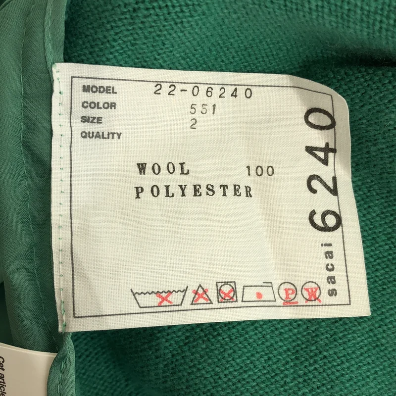 sacai / サカイ | プリーツ ニット_長袖 22-06240 | 2 | レディース