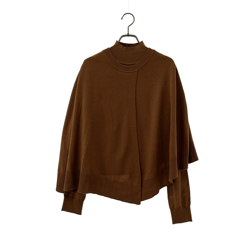 CLANE / クラネ | CAPE SET KNIT TOPS ケープセットニット | 1 | レディース