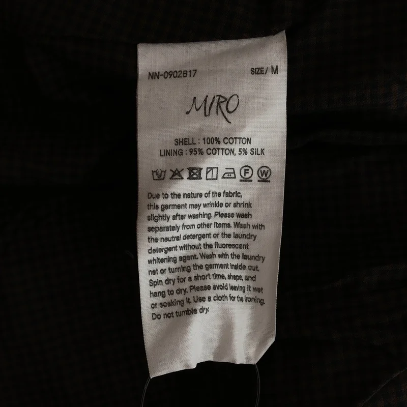 NICENESS / ナイスネス | 2026SS | MIRO コットン ローバーブレザー 5B | M | メンズ