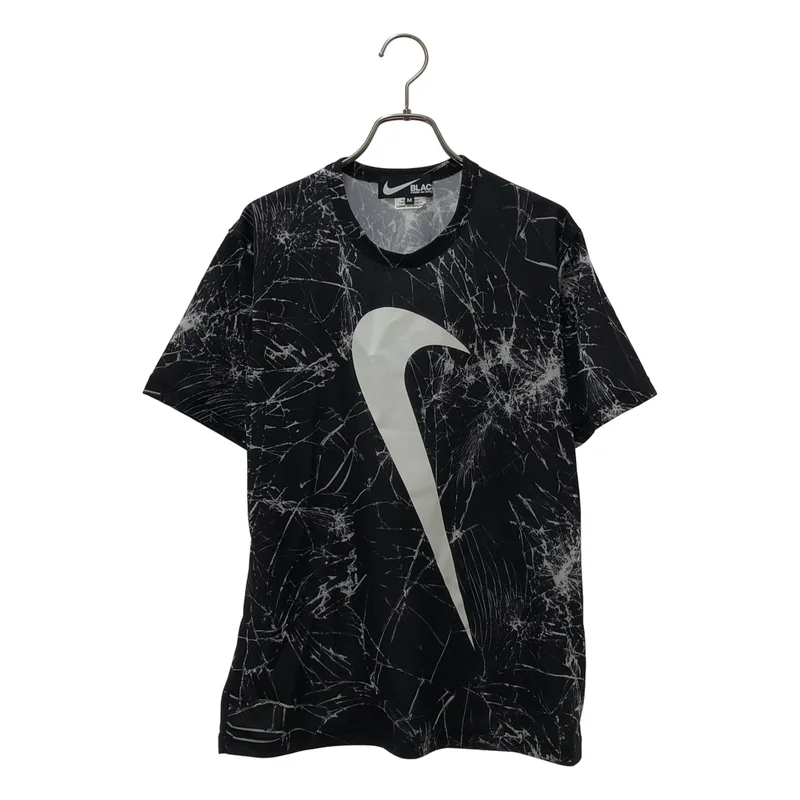 BLACK COMME des GARCONS / ブラックコムデギャルソン | 2022SS | × NIKE / ロゴプリント Tシャツ | M | メンズ