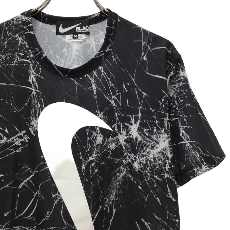 BLACK COMME des GARCONS / ブラックコムデギャルソン | 2022SS | × NIKE / ロゴプリント Tシャツ | M | メンズ