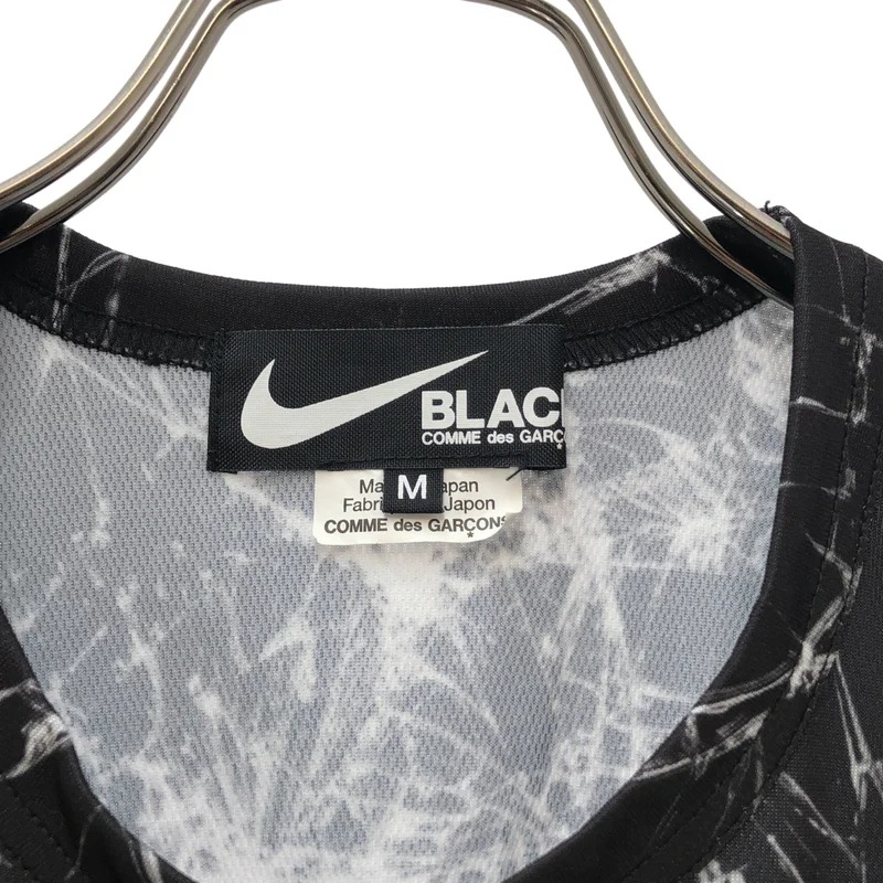 BLACK COMME des GARCONS / ブラックコムデギャルソン | 2022SS | × NIKE / ロゴプリント Tシャツ | M | メンズ