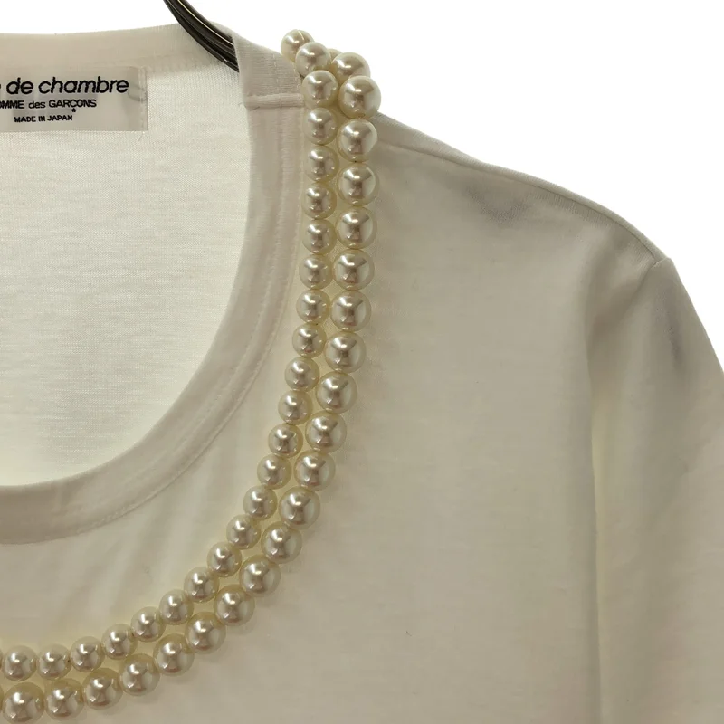 robe de chambre COMME des GARCONS / ローブドシャンブルコムデギャルソン | パール コットン Tシャツ_半袖 RT100450 |