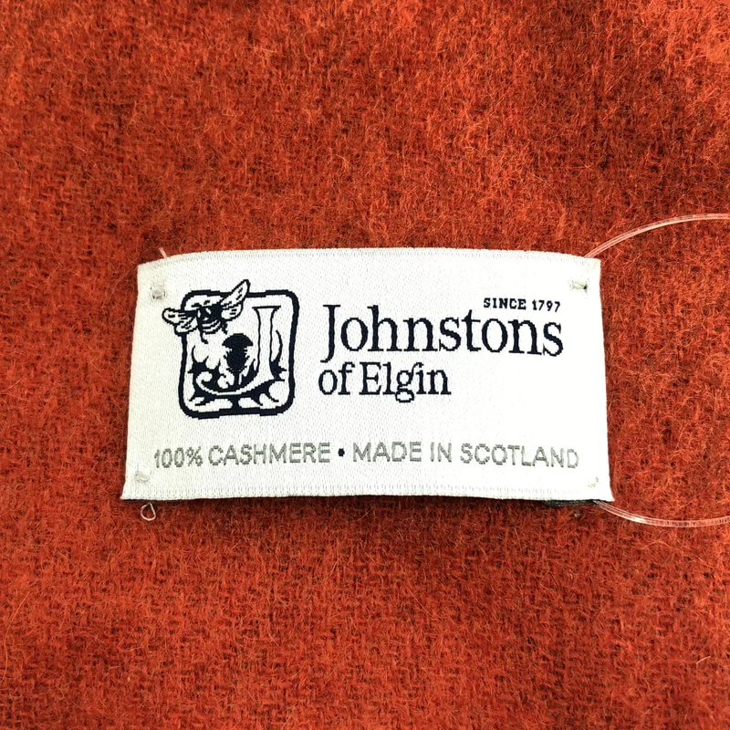 JOHNSTONS OF ELGIN / ジョンストンズオブエルガン | バイカラー フリンジ ストール マフラー / ユニセックス |