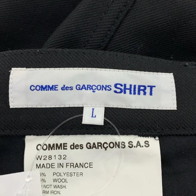 COMME des GARCONS SHIRT / コムデギャルソンシャツ | 2020AW | ポリエステル ギャバジン スラックスパンツ | L | メンズ