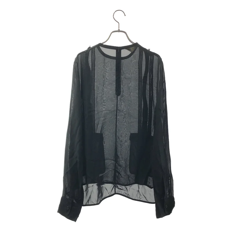 MARNI / マルニ | 2013AW | シアー ピンタック ブラウス | 40 | レディース