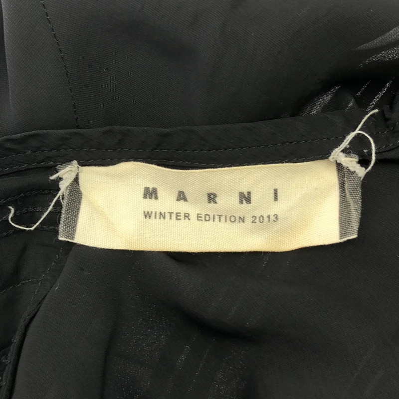 MARNI / マルニ | 2013AW | シアー ピンタック ブラウス | 40 | レディース