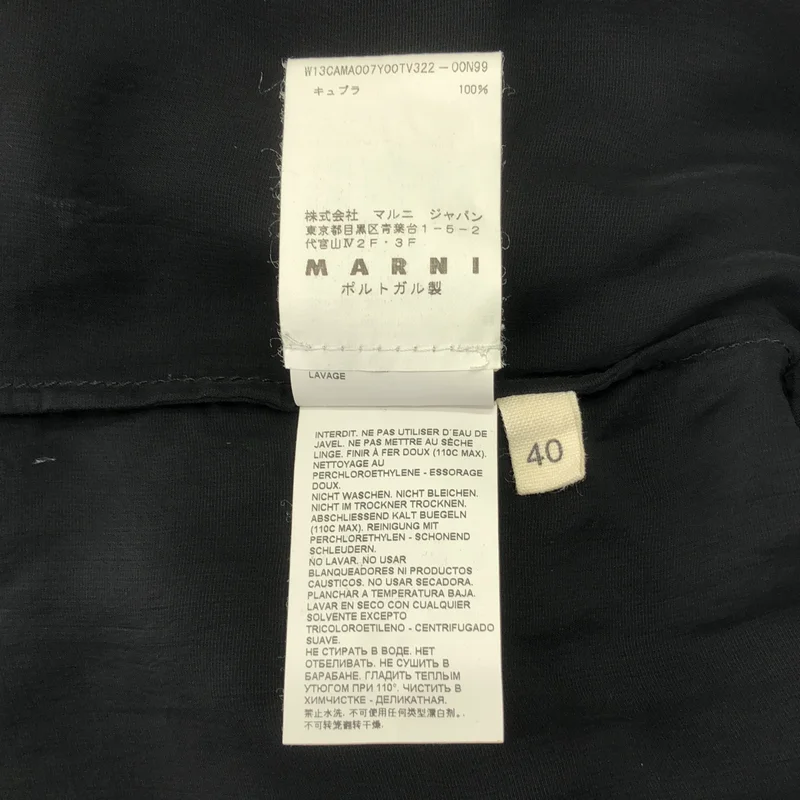 MARNI / マルニ | 2013AW | シアー ピンタック ブラウス | 40 | レディース