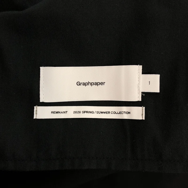 Graphpaper / グラフペーパー | 2026SS | Brushed Cotton Gabardine Wide Straight Pants / ブラッシュドコットンギャバジン ワイドストレートパンツ | 1 | メンズ