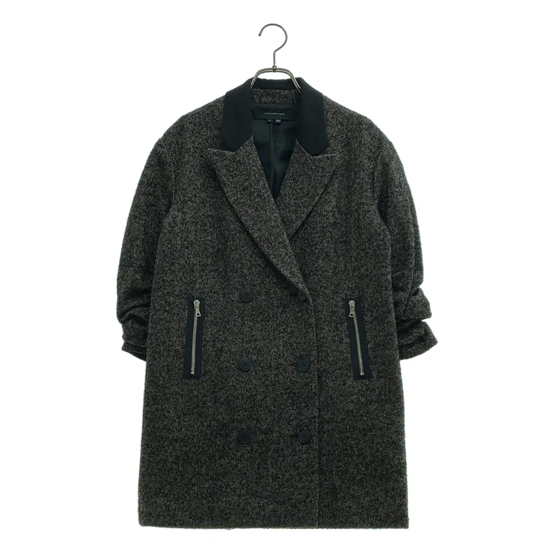 ALEXANDER WANG / アレキサンダーワン | ヘリンボーン ジャケット 1577-343-0372 | 0 | レディース