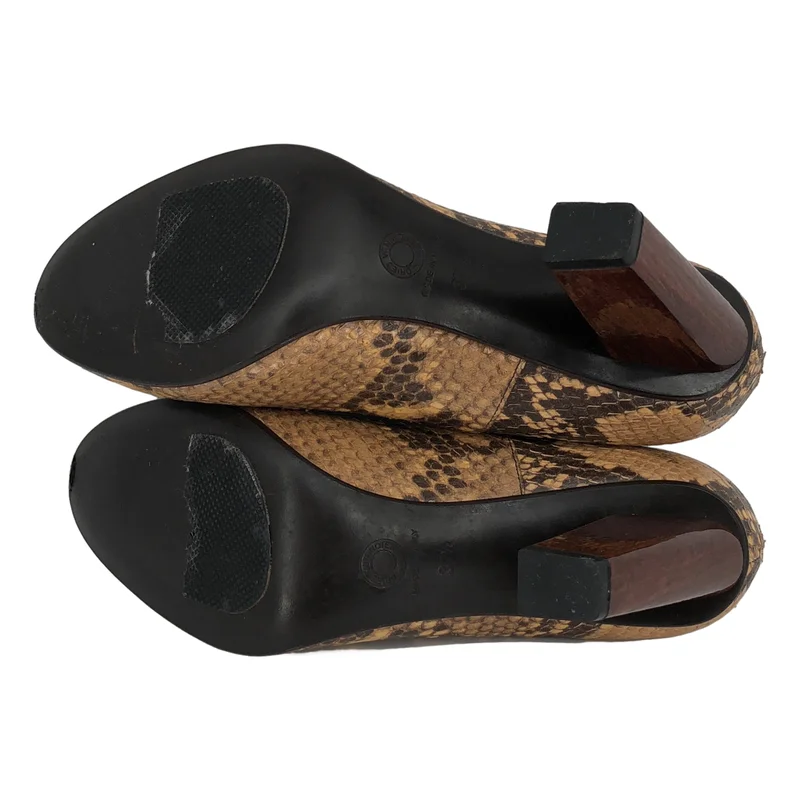DRIES VAN NOTEN / ドリスヴァンノッテン | パイソン ヒールパンプス 12351 | 37 1/2 | レディース