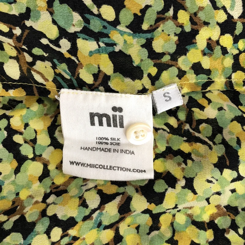 mii / ミー | シルク ボタニカルドット プルオーバーブラウス | S | レディース