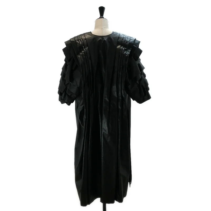 JUNYA WATANABE / ジュンヤワタナベ | 2022AW | フェイクレザー プリーツコート | S | レディース