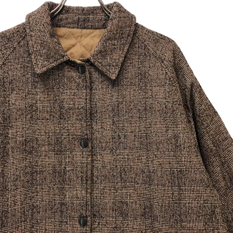 LAVENHAM / ラベンハム | コットン ウール リバーシブル キルティングコート | 8 | レディース