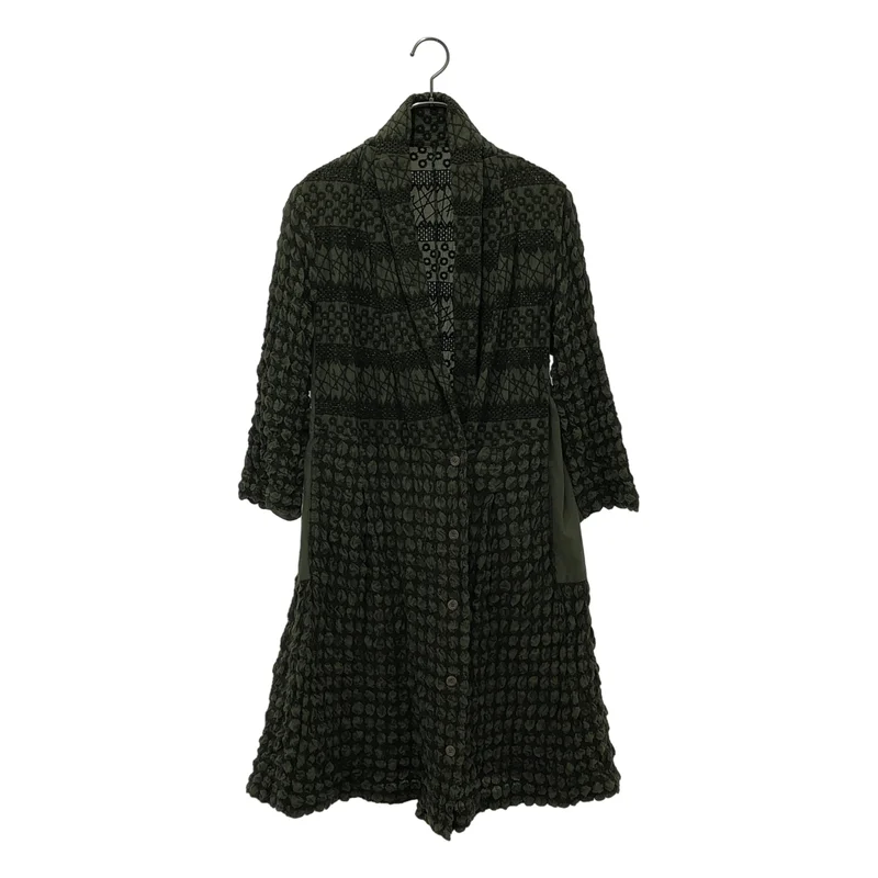 HaaT ISSEY MIYAKE / ハートイッセイミヤケ | カットワークレース エンブロイダリー ガウンコート | 3 | レディース