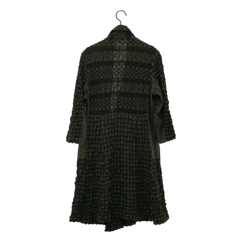HaaT ISSEY MIYAKE / ハートイッセイミヤケ | カットワークレース エンブロイダリー ガウンコート | 3 | レディース