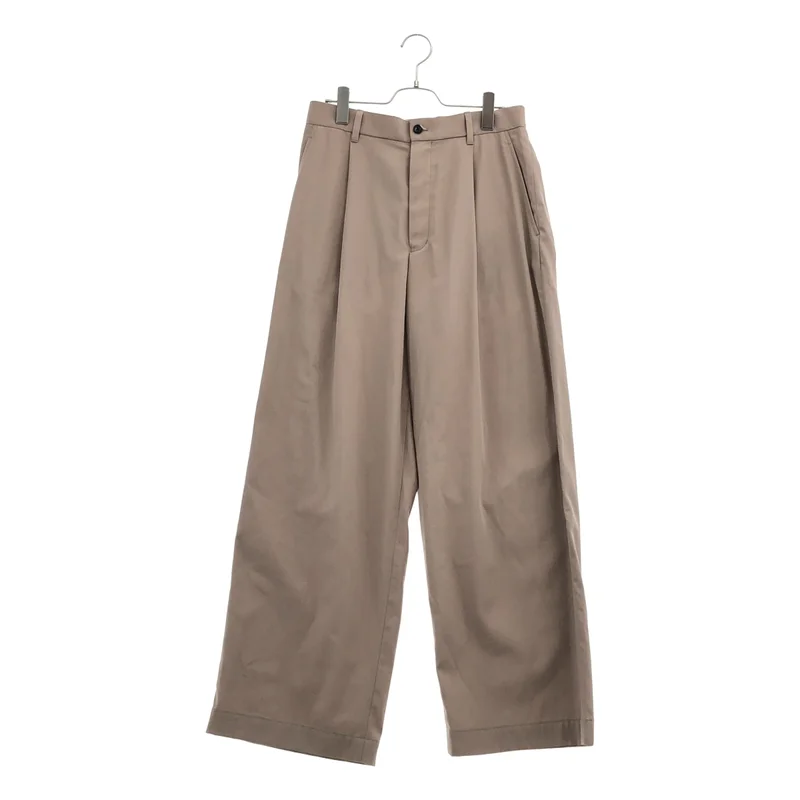Graphpaper / グラフペーパー | 2026SS | Brushed Cotton Gabardine Wide Straight Pants / ブラッシュドコットンギャバジン ワイドストレートパンツ | 1 | メンズ