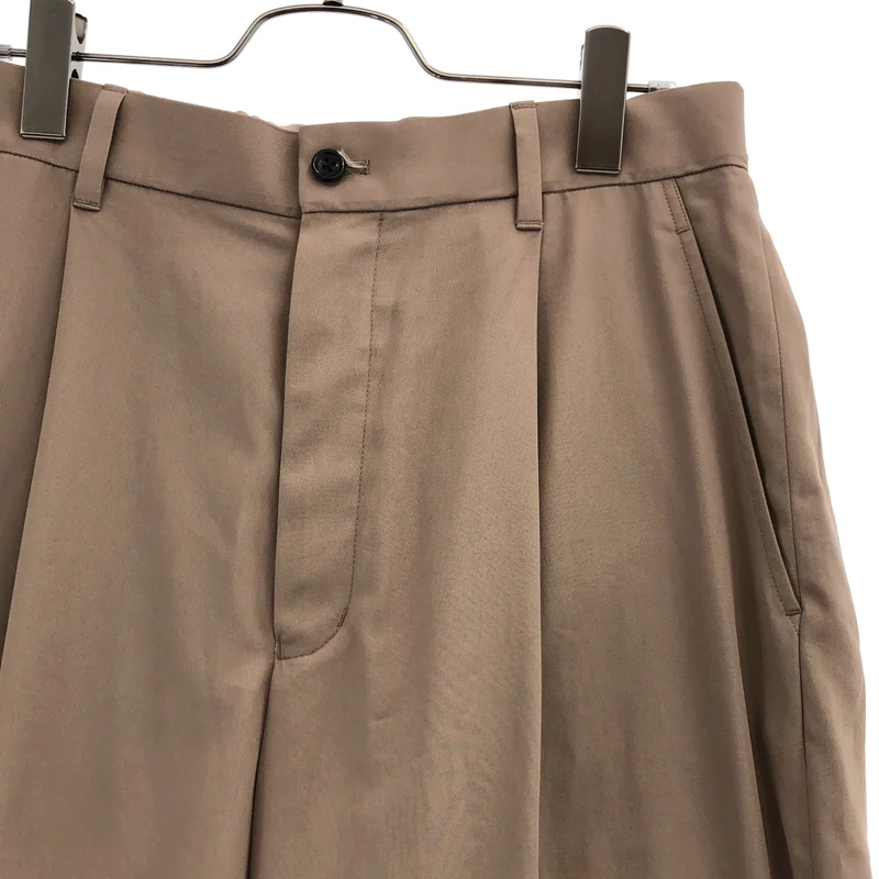 Graphpaper / グラフペーパー | 2026SS | Brushed Cotton Gabardine Wide Straight Pants / ブラッシュドコットンギャバジン ワイドストレートパンツ | 1 | メンズ