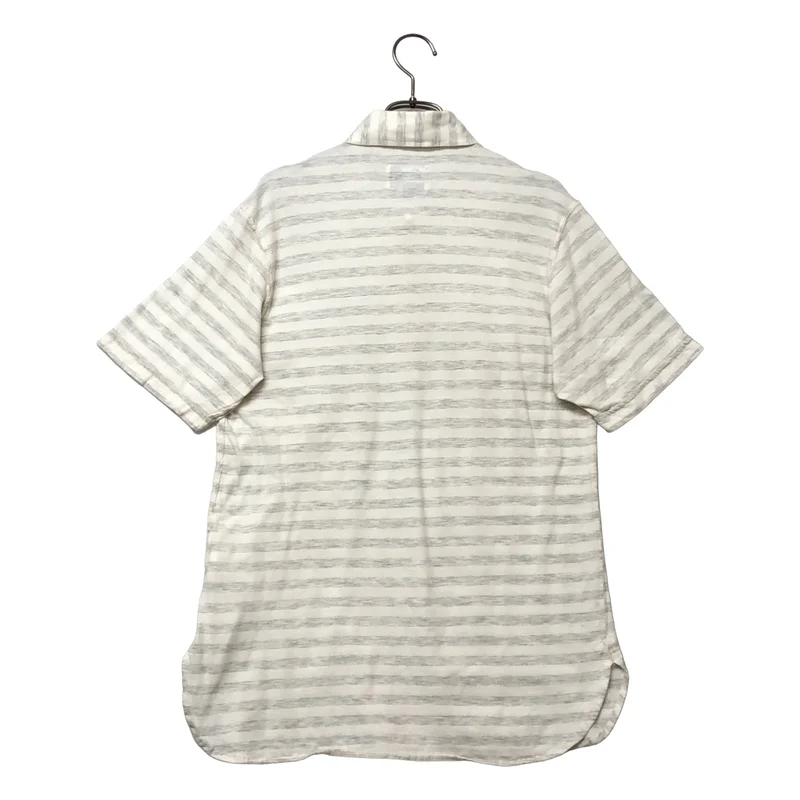 Engineered Garments / エンジニアドガーメンツ | ハーフジップ ボーダー ポロ カットソー | S | メンズ