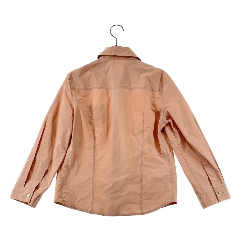 JIL SANDER NAVY / ジルサンダーネイビー | ポリエステルツイル シャツ | 34 | レディース