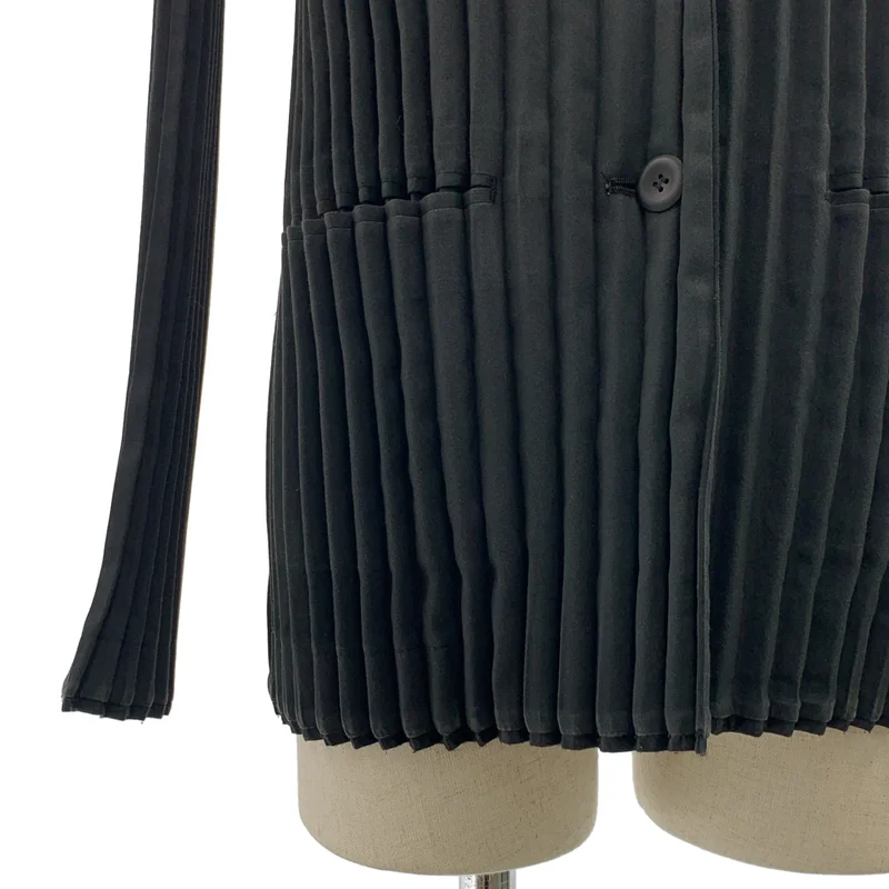ISSEY MIYAKE / イッセイミヤケ | プリーツ シングルブレスト ジャケット | 2 | レディース
