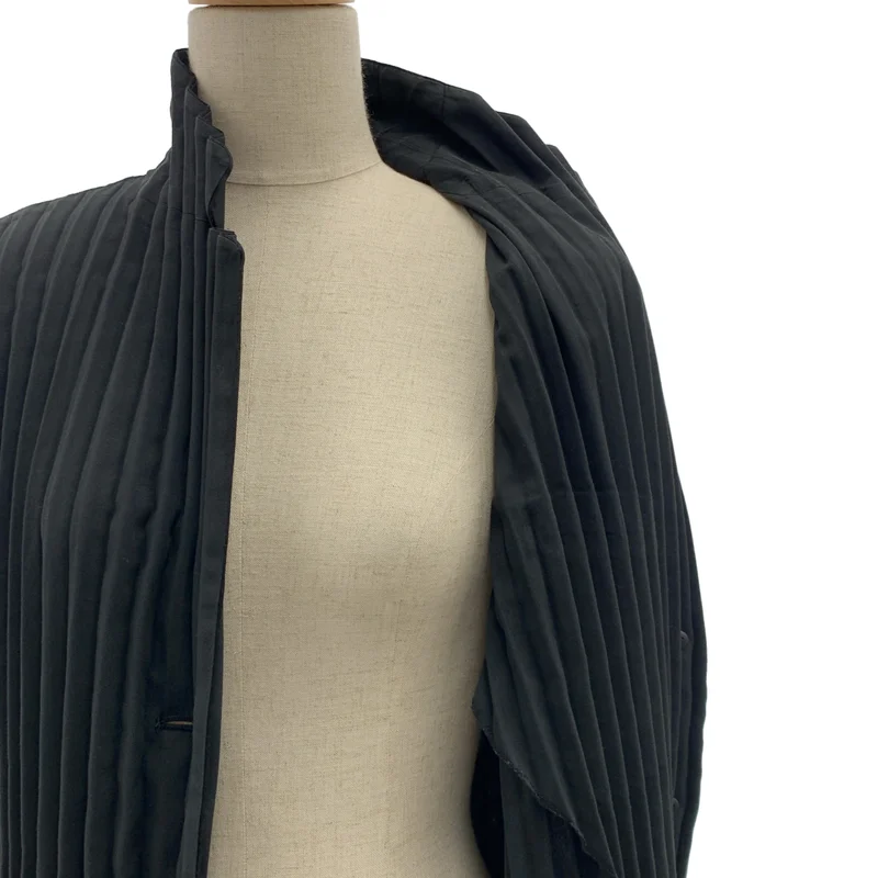 ISSEY MIYAKE / イッセイミヤケ | プリーツ シングルブレスト ジャケット | 2 | レディース
