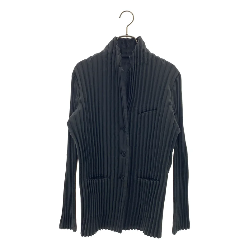 ISSEY MIYAKE / イッセイミヤケ | プリーツ シングルブレスト ジャケット | 2 | レディース