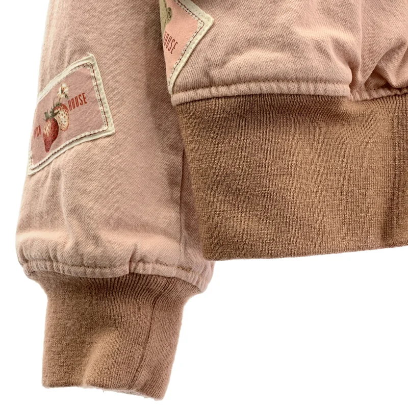 PINK HOUSE / ピンクハウス | コットン テディベアパッチ MA-1 ブルゾン |