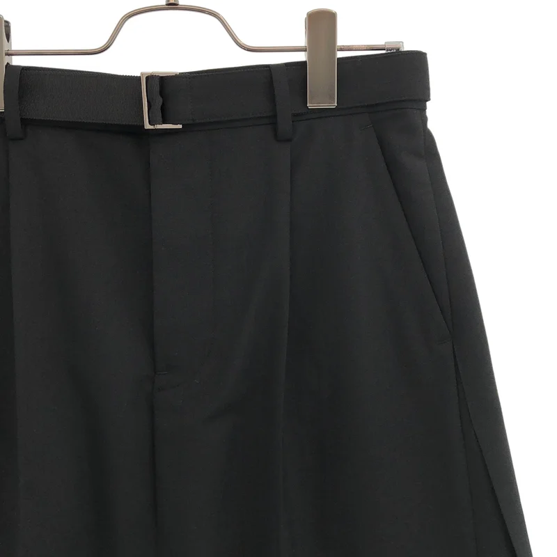 sacai / サカイ | Suiting Skirt プリーツ ロングスカート | 1 | レディース