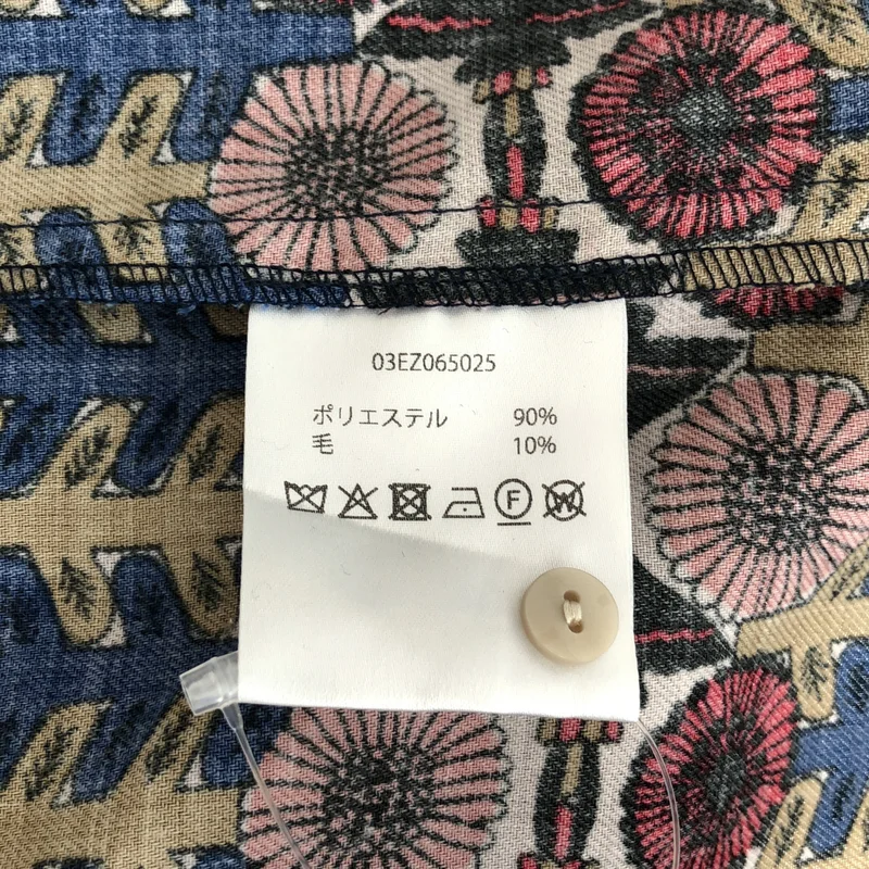 marble SUD / マーブルシュッド | 総柄 バンドカラー シャツワンピース |