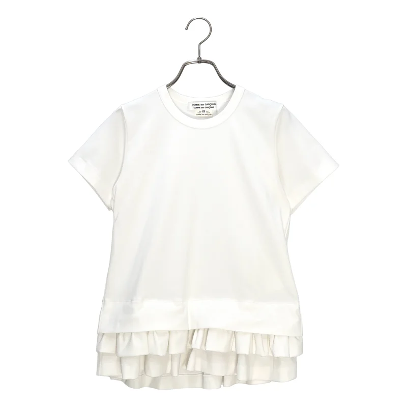 COMME des GARCONS COMME des GARCONS / コムコム | 2018SS | ポリエステル フリルデザイン カットソー | XS | レディース