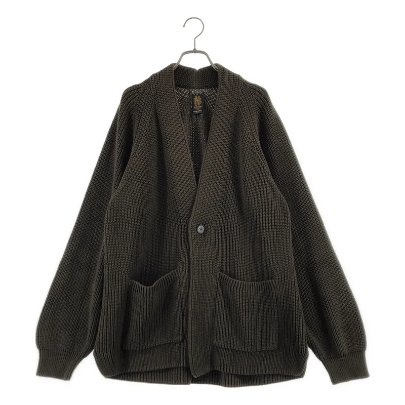 BATONER / バトナー | 2026SS | SIGNATURE ONE BUTTON CARDIGAN シグネイチャー カーディガン | 3 | メンズ