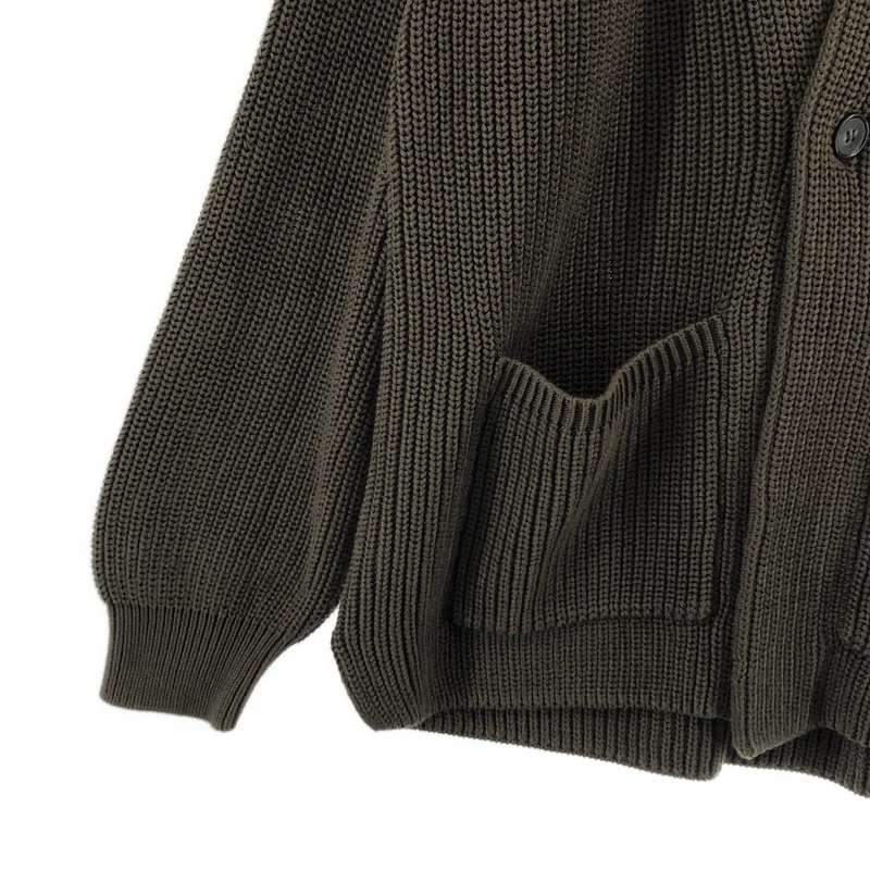 BATONER / バトナー | 2026SS | SIGNATURE ONE BUTTON CARDIGAN シグネイチャー カーディガン | 3 | メンズ
