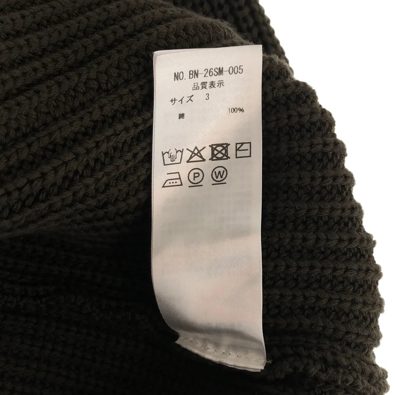 BATONER / バトナー | 2026SS | SIGNATURE ONE BUTTON CARDIGAN シグネイチャー カーディガン | 3 | メンズ