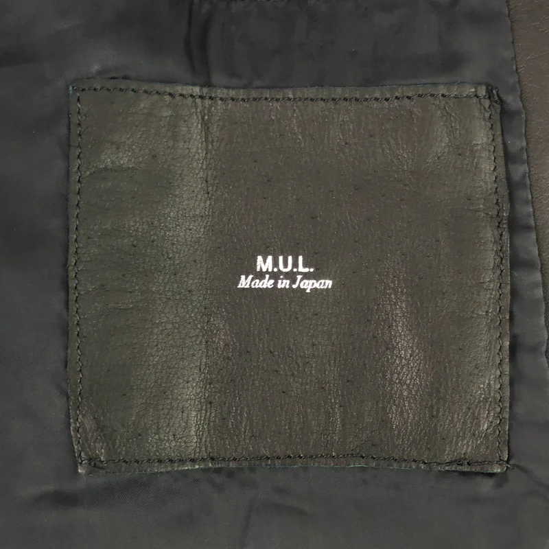 M.U.L. / エムユーエル | 牛革 レザー ロングコート |