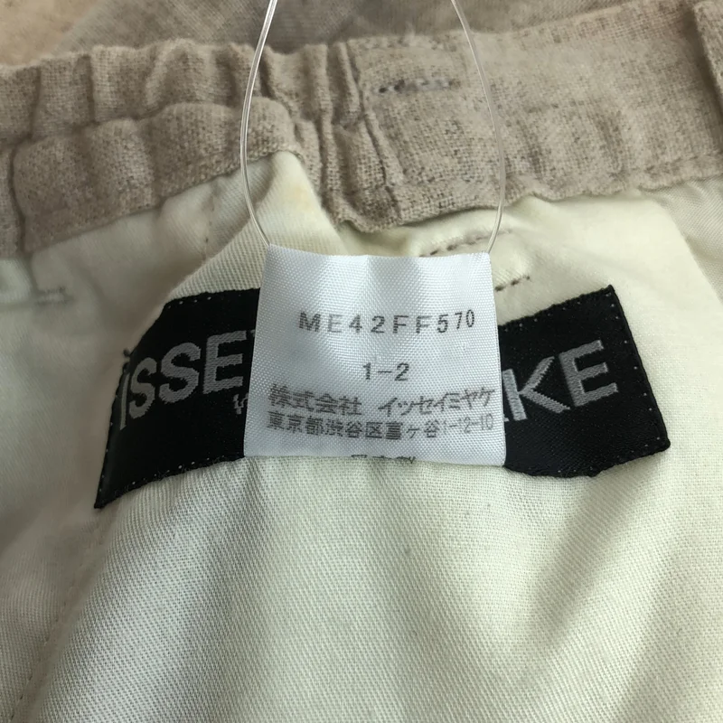ISSEY MIYAKE / イッセイミヤケ | WHITE LABEL リネン パンツ ME42FF570 | 46024 | メンズ