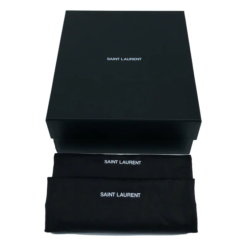 SAINT LAURENT PARIS / サンローランパリ | JOEY ジョーイ レザー サイドジップブーツ | 41 | メンズ